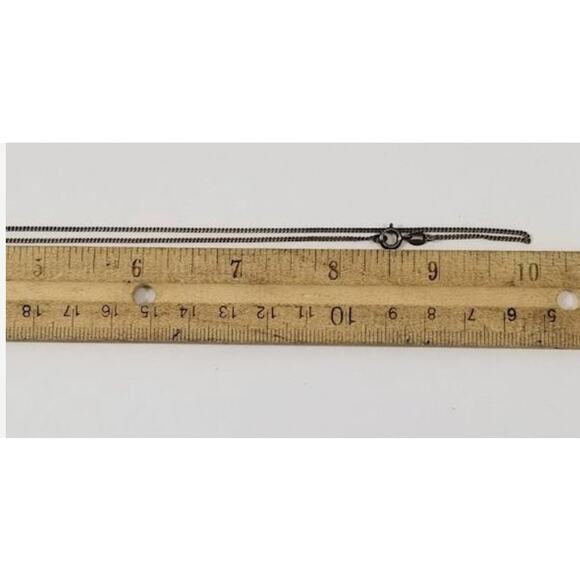 Sterling Silver Aksel Holmsen Norway Enamel Guilloche Modernist Pendant Necklace - Picture 6 of 7